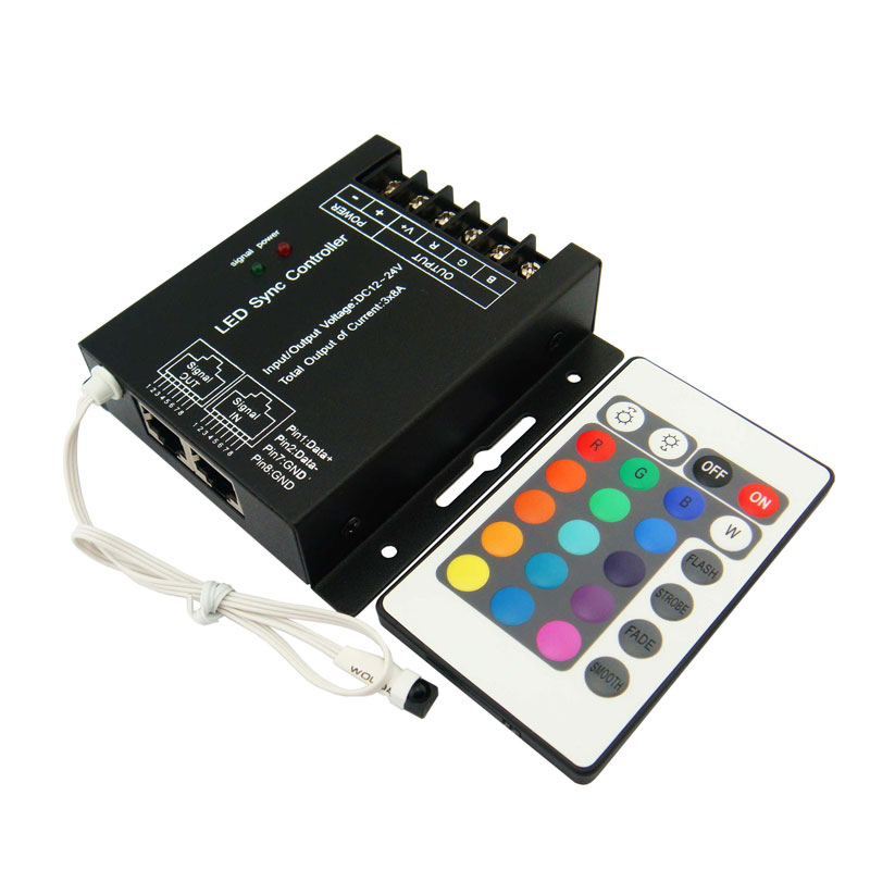 12-24V 24A IR 44 Keys RGB LED Sync Controller | mjjcled.com
